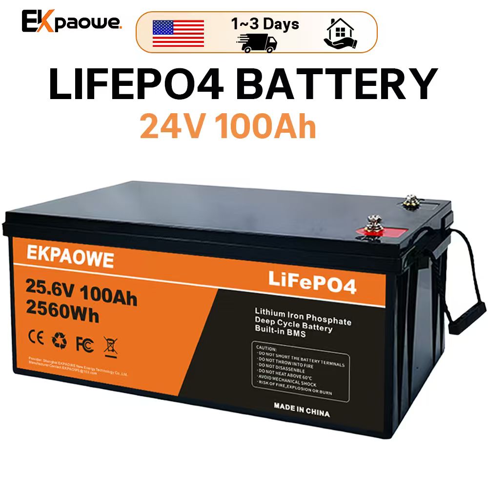 Batterie LiFePO4 EKPAOWE 24V 2 - Fishing Boat Trolling Motor avis et prix